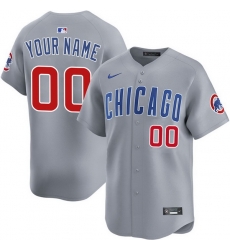 Men Women Youth Toddler CHICAGO CUBS Custom Stitched Jersey Gray