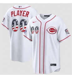 Men Cincinnati Reds Active Player Custom White 2026 All Star Edition Stars Stripes Stadium Pick A Player Stitched Baseball Jersey Men Cincinnati Reds Active Player Custom White 2026 All Star Edition Stars Stripes Stadium Pick A Player Stitched Baseball Jersey