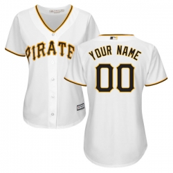 Men Women Youth All Size Pittsburgh Pirates Cool Base Custom Jersey White