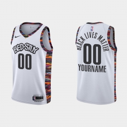 Men Women Youth Toddler Brooklyn Nets White 2019 Custom Nike NBA Stitched Jersey