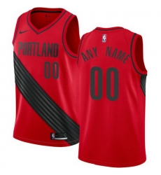 Men Women Youth Toddler All Size Nike NBA Portland Trail Portland Blazers Statement Edition Authentic Customized Alternate Red Jersey