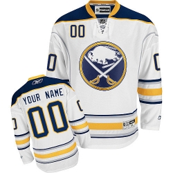 Men Women Youth Toddler White Jersey - Customized Adidas Buffalo Sabres Away  II