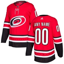 Men Women Youth Toddler Red Jersey - Customized Adidas Carolina Hurricanes Home  II