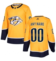 Men Women Youth Toddler Youth Gold Jersey - Customized Adidas Nashville Predators Home