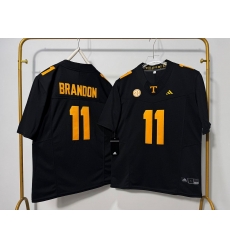 Men Tennessee Volunteers 11 Faizon Brandon Black F U S E Stitched Jersey Men Tennessee Volunteers 11 Faizon Brandon Black F U S E Stitched Jersey