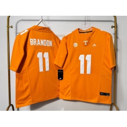 Men Tennessee Volunteers 11 Faizon Brandon Orange F U S E Stitched Jersey