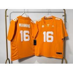 Men Tennessee Volunteers 16 Peyton Manning Orange F U S E 2 Stitched Jersey