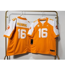 Men Tennessee Volunteers 16 Peyton Manning Orange + White Thanksgiving Stitched Jersey Men Tennessee Volunteers 16 Peyton Manning Orange + White Thanksgiving Stitched Jersey