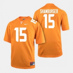 Men Tennessee Volunteers Shawn Shamburger College Football Orange Jersey