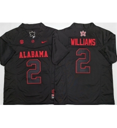Men Alabama Crimson Tide 2 Ryan Williams Black 2026 F U S E Stitched Football Jersey Men Alabama Crimson Tide 2 Ryan Williams Black 2026 F U S E Stitched Football Jersey