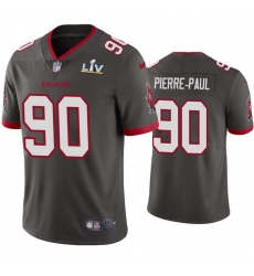 Jason Pierre Paul Buccaneers Pewter Super Bowl Lv Vapor Limited Jersey