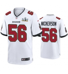 Men Hardy Nickerson Buccaneers White Super Bowl Lv Game Jersey