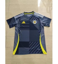 Scotland 2024 Soccer Jersey Home Black