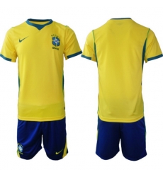 Youth Brazil 2026 FIFA World Cup Yellow Home Soccer Jersey BLANK Youth Brazil 2026 FIFA World Cup Yellow Home Soccer Jersey BLANK
