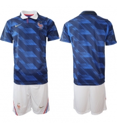 Men France 2026 FIFA World Cup Blue Soccer Jersey Blank Men France 2026 FIFA World Cup Blue Soccer Jersey Blank