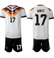 Germany 2026 FIFA World Cup Soccer Jersey White #17 WIRTZ