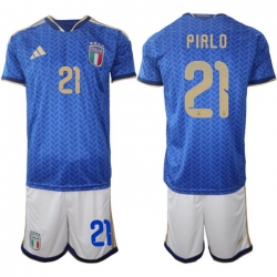 Italy 2026 FIFA World Cup Soccer Jersey Blue #21 PIRLO