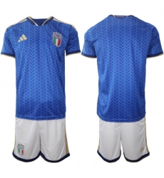 Italy 2026 FIFA World Cup Soccer Jersey Blue BLANK
