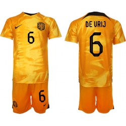 Men FIFA 2022 Netherlands Soccer Jersey 029