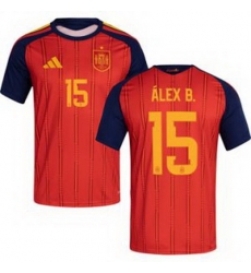 Men 15 Spain Alex Baena World Cup 2026 Away Replica Jersey   1
