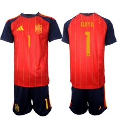 Spain 2026 FIFA World Cup Soccer Jersey Red #1 RAYA Spain 2026 FIFA World Cup Soccer Jersey Red #1 RAYA