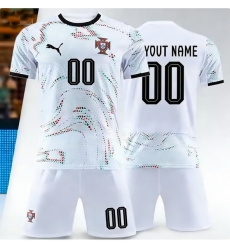 2026 FIFA World Cup Portugal Soccer White Jersey Custom 2026 FIFA World Cup Portugal Soccer White Jersey Custom