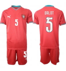 Portugal 2026 FIFA World Cup Soccer Jersey Red #5 DALOT Portugal 2026 FIFA World Cup Soccer Jersey Red #5 DALOT