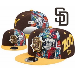 San Diego Padres Snapback Cap 25K B502