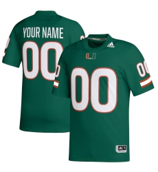 Miami hurricanes custom jersey Green