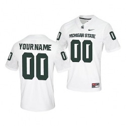 Michigan State Spartans Custom White Untouchable Men'S Jersey