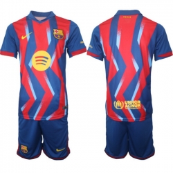 Men FC Barcelona 2026 Soccer Jerseys RedBlue BANK