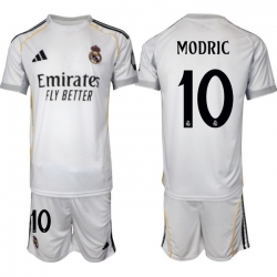 Men Real Madrid 2026 Soccer Jerseys White #10 MODRIC (2)