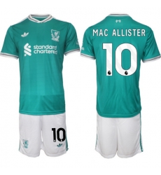 Men Liverpool 2026 Soccer Jerseys Teal #10 MAC ALLISTER Men Liverpool 2026 Soccer Jerseys Teal #10 MAC ALLISTER