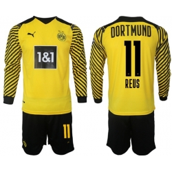 Men Borussia Dortmund Long Sleeve Soccer Jerseys 509