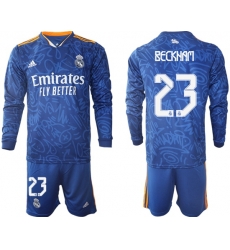 Men Real Madrid Long Sleeve Soccer Jerseys 523