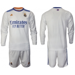 Men Real Madrid Long Sleeve Soccer Jerseys 583