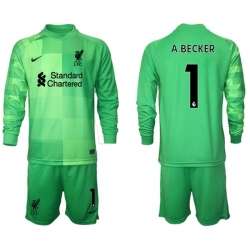 Men Liverpool Long Sleeve Soccer Jerseys 517