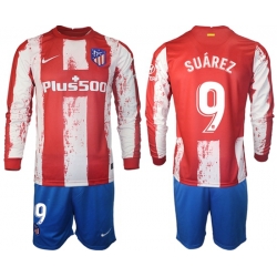 Men Atletico de Madrid Long Sleeve Soccer Jerseys 518