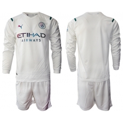 Men Manchester City Long Sleeve Soccer Jerseys 537