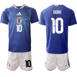 Japan 2026 FIFA World Cup Soccer Jersey Blue #10 DOAN