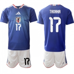 Japan 2026 FIFA World Cup Soccer Jersey Blue #17 TANAKA
