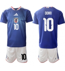 Men Japan 2026 Soccer Jerseys Blue #10 Ritsu Doan Men Japan 2026 Soccer Jerseys Blue #10 Ritsu Doan
