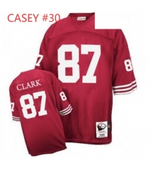CASEY #30 49ers Red M&N Throwback Stitched NFL Jersey
