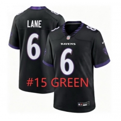 Men Baltimore Ravens 15 Mike Green Black 2026 F U S E Vapor Stitched Limited Football Jersey