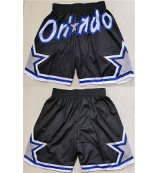 Men Orlando Magic Black Shorts