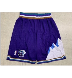 Utah Jazz Jerseys Basketball Shorts 002