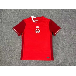 Canada Red Home 2024 Soccer Jersey