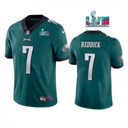 Men Women Youth Toddler Philadelphia Eagles 7 Haason Reddick Green Super Bowl LVII Patch Vapor Untouchable Limited Stitched Jersey