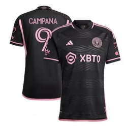 Men's Inter Miami CF Leonardo Campana adidas Black 2023 La Noche Authentic Player Jersey