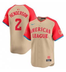 Youth American League 2 Gunnar Henderson Cream 2024 All Star Limited Stitched Jersey